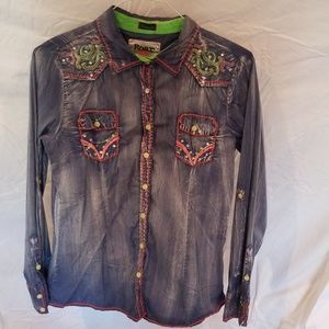 Roar from The Buckle long sleeved Size L cowgirl